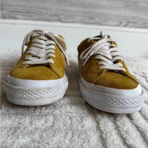 Converse x Golf Le Fleur x Tyler The Creator Suede Sneakers in “ Solar Power “ - Picture 3 of 12